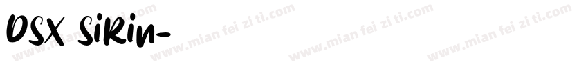 DSX SiRin字体转换